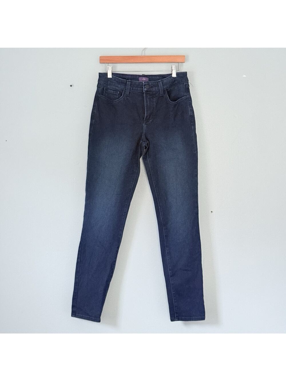 NYDJ Jeans Size 8 Alina Legging Dark Wash Skinny Classic Capsule Stretch
